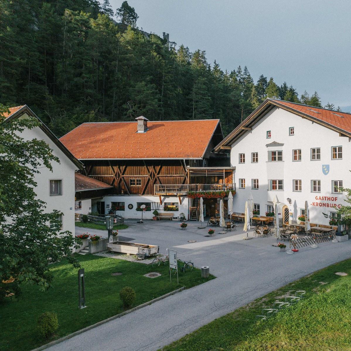 Restaurant "Gasthof Kronburg" in Zams