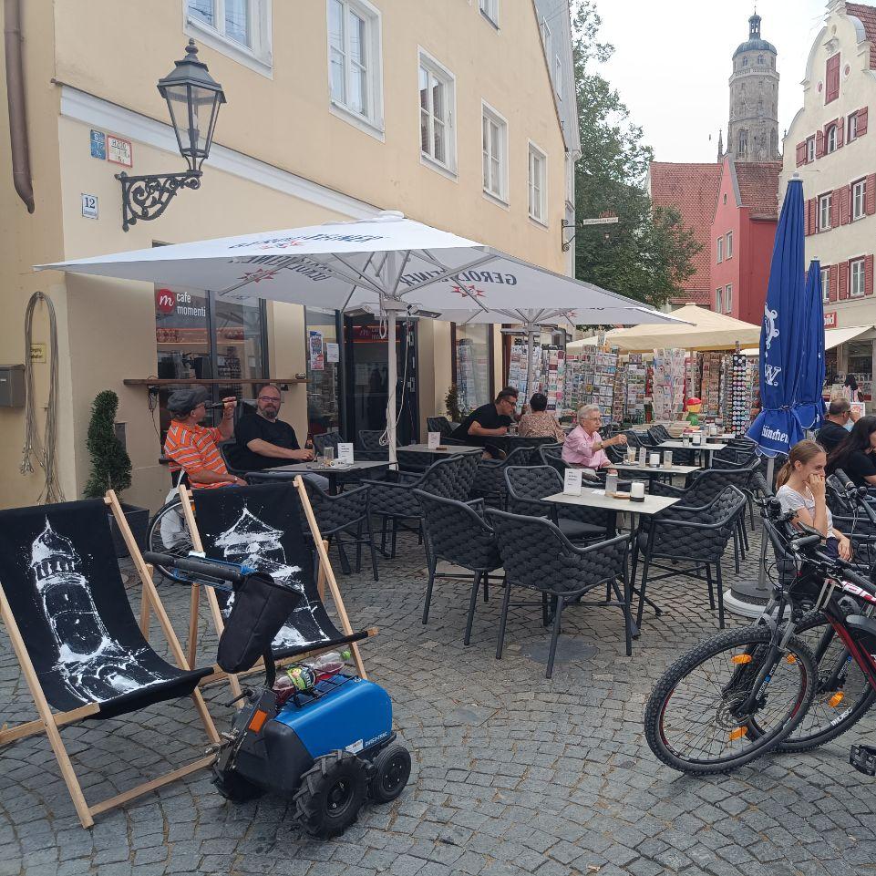 Restaurant "cafe momenti" in Nördlingen