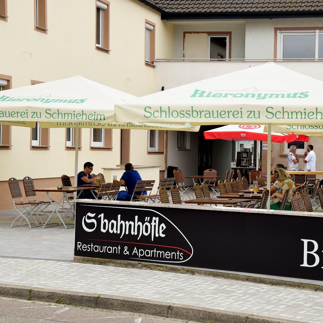 Restaurant "S´bahnhöfle Restaurant & Biergarten" in Ringsheim