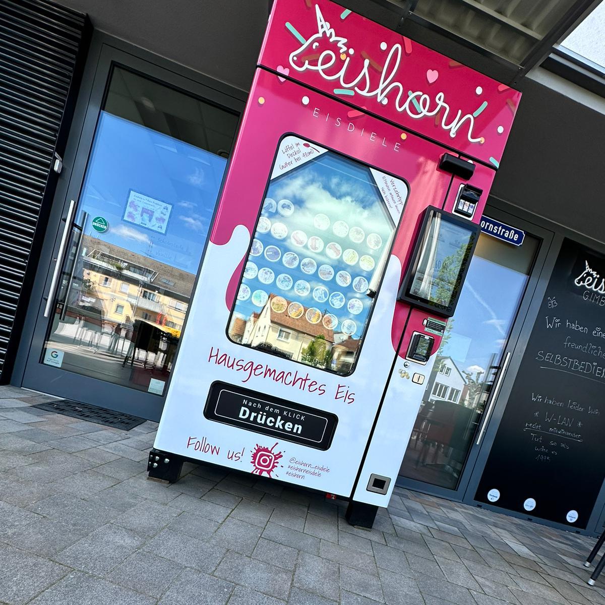 Restaurant "Eisautomat Eishorn" in Gimbsheim