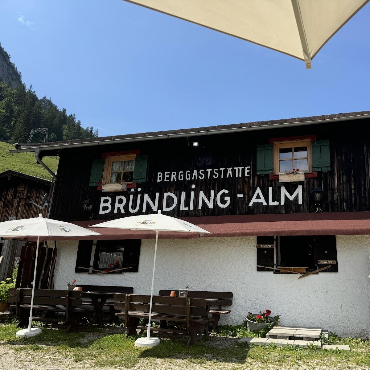 Restaurant "Bründling Alm BergGasthof auf 1.167m Hochfelln-Chiemgau" in Bergen