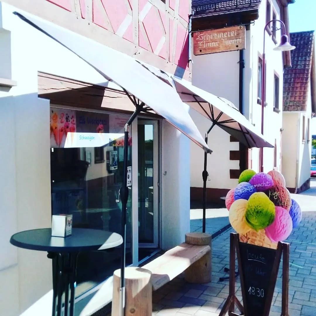 Restaurant "Eis Werkstatt Schweigen" in Schweigen-Rechtenbach