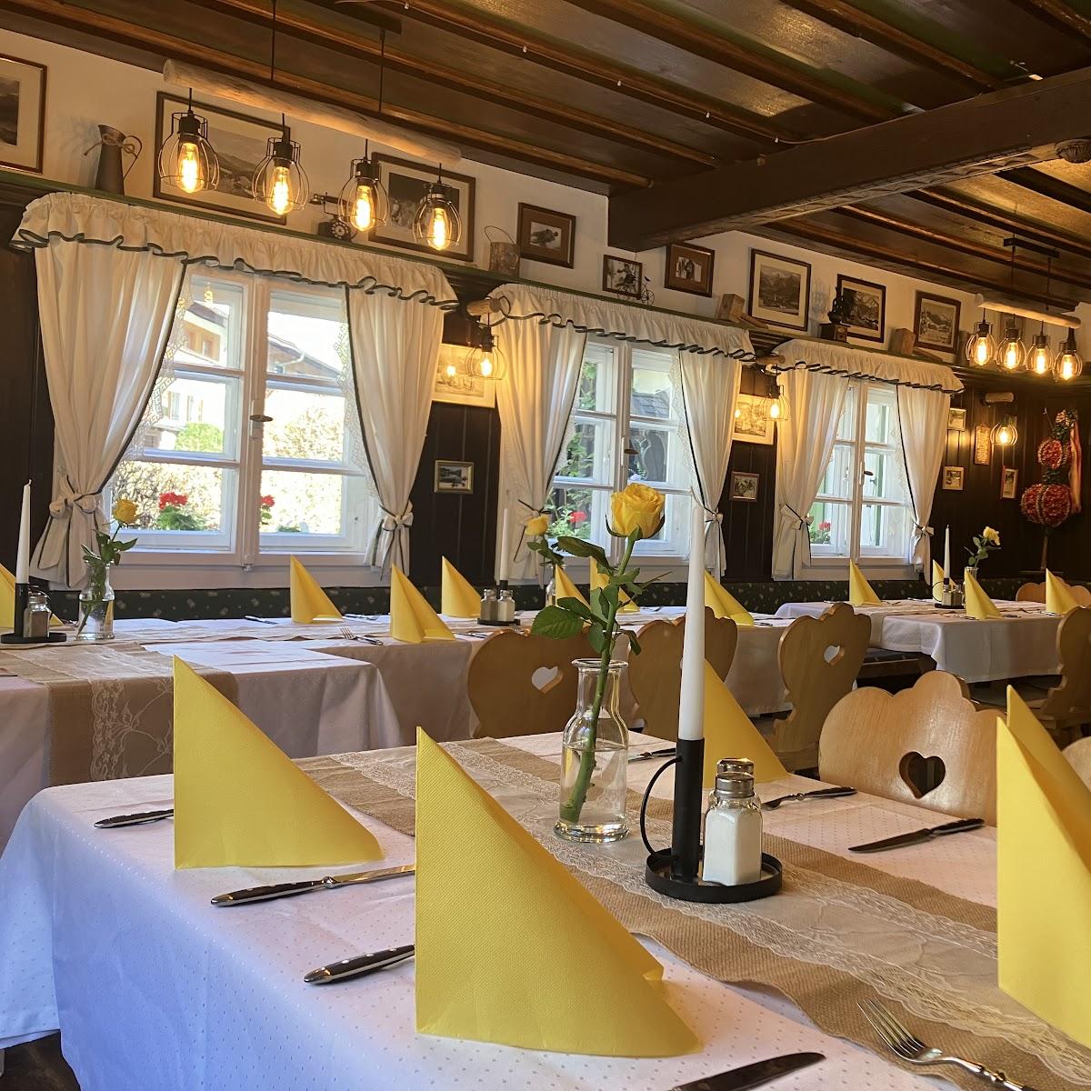 Restaurant "Grünsteinstüberl" in Schönau am Königssee