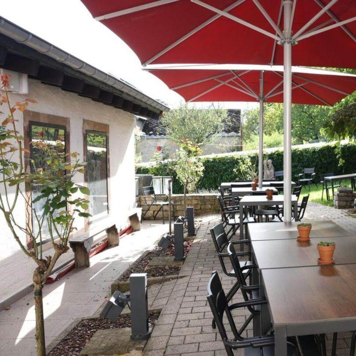 Restaurant "Wäistuff a Possen" in Schengen