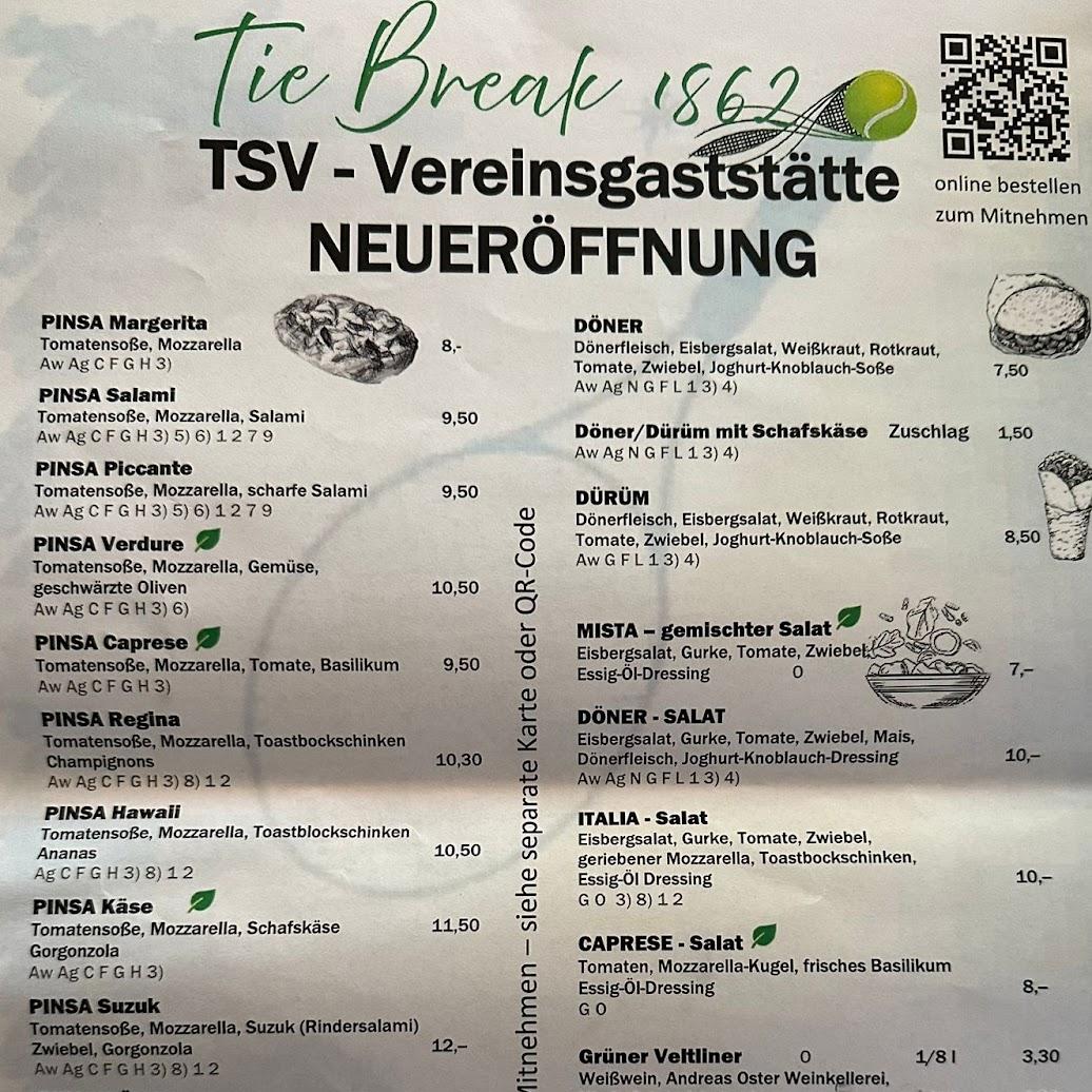 Restaurant "TSV- Vereinsgaststätte Tiebreak 1862" in Bad Reichenhall