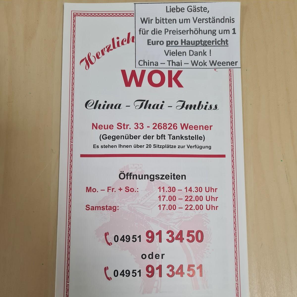 Restaurant "China Thai Wok" in Weener