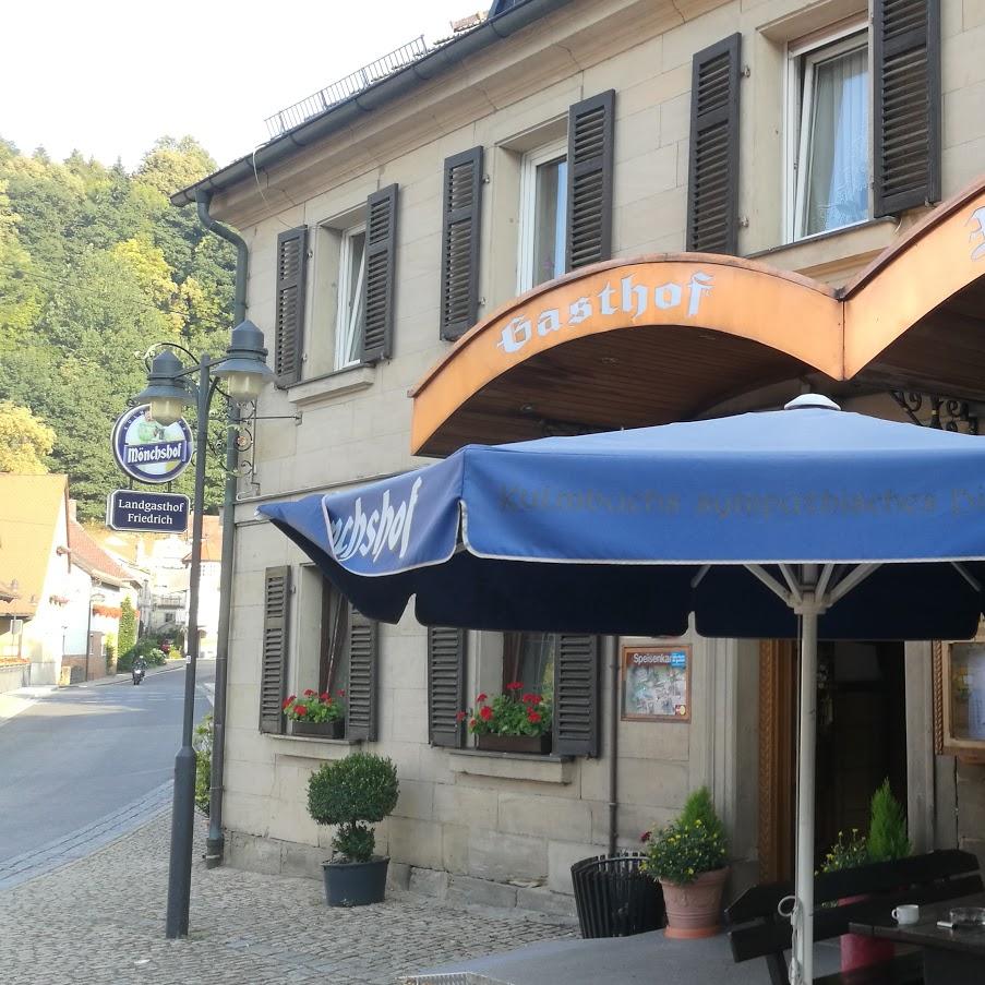 Restaurant "Landgasthof Friedrich" in  Trebgast