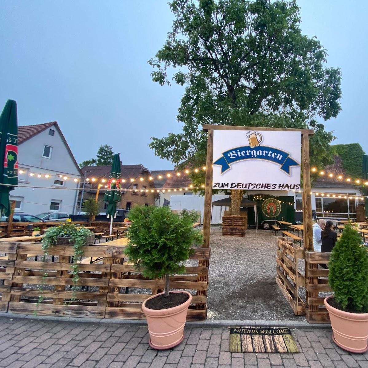 Restaurant "Biergarten zum Deutsches Haus" in Biblis