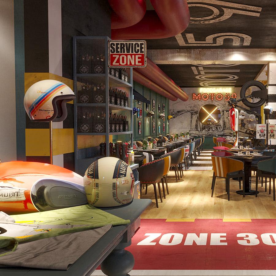 Restaurant "Moto59 Foodgarage" in Gießen