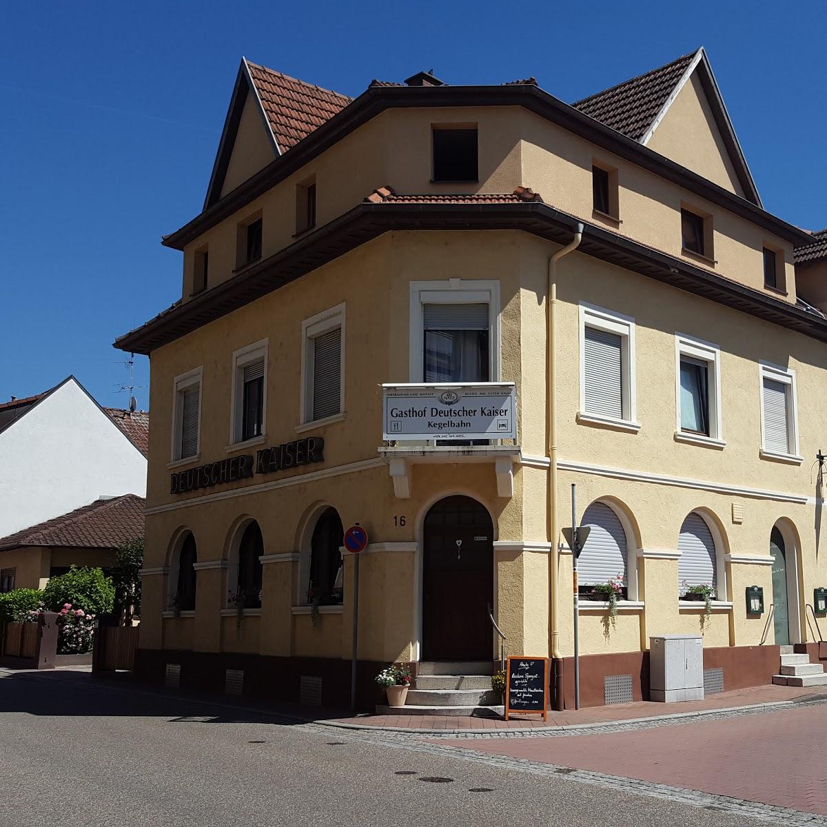 Restaurant "Deutscher Kaiser" in Bühl