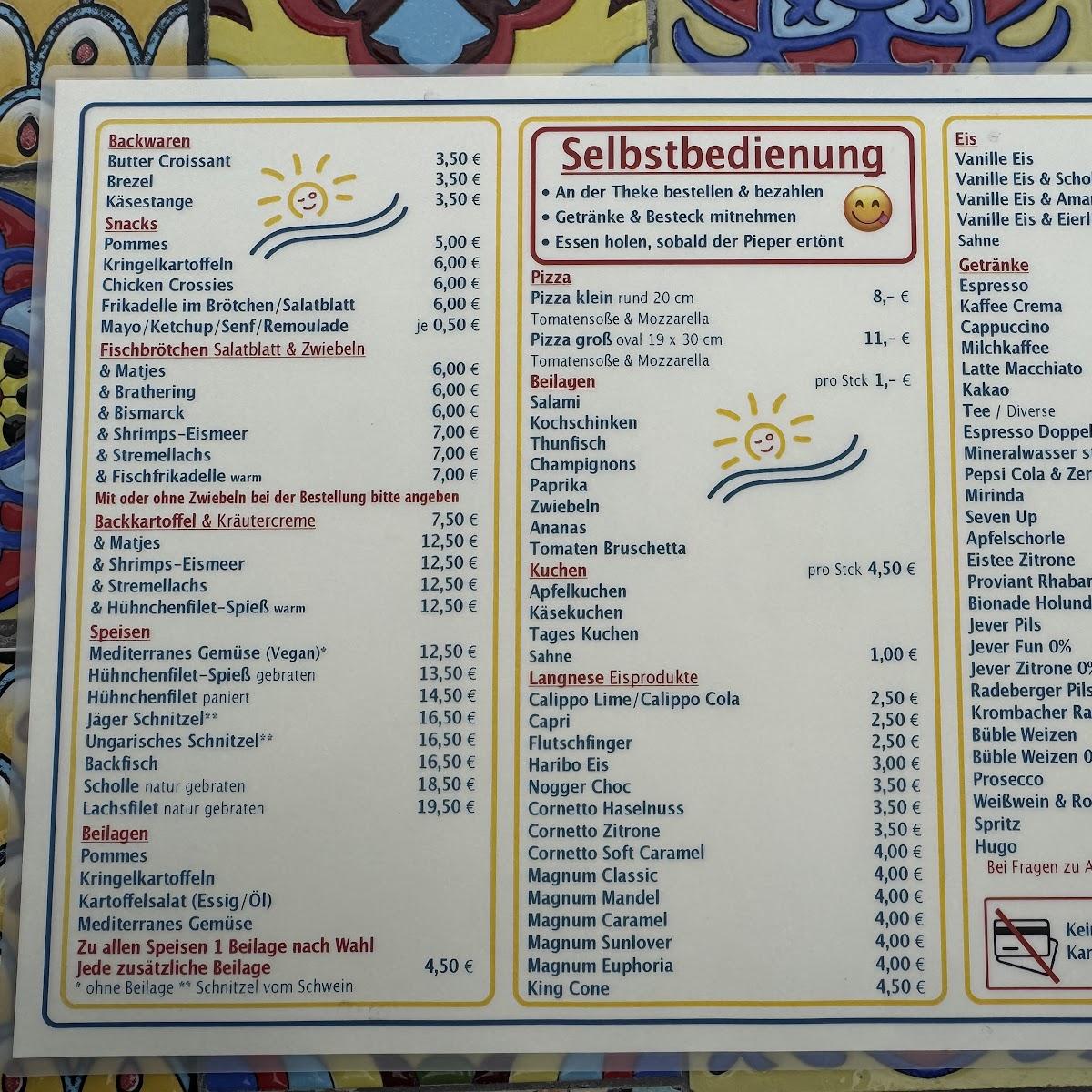 Restaurant "Restaurant Marina" in Dornum