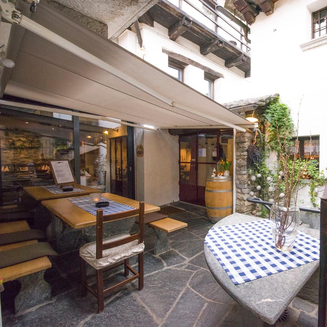 Restaurant "Grotto al Capon," in Brione sopra Minusio