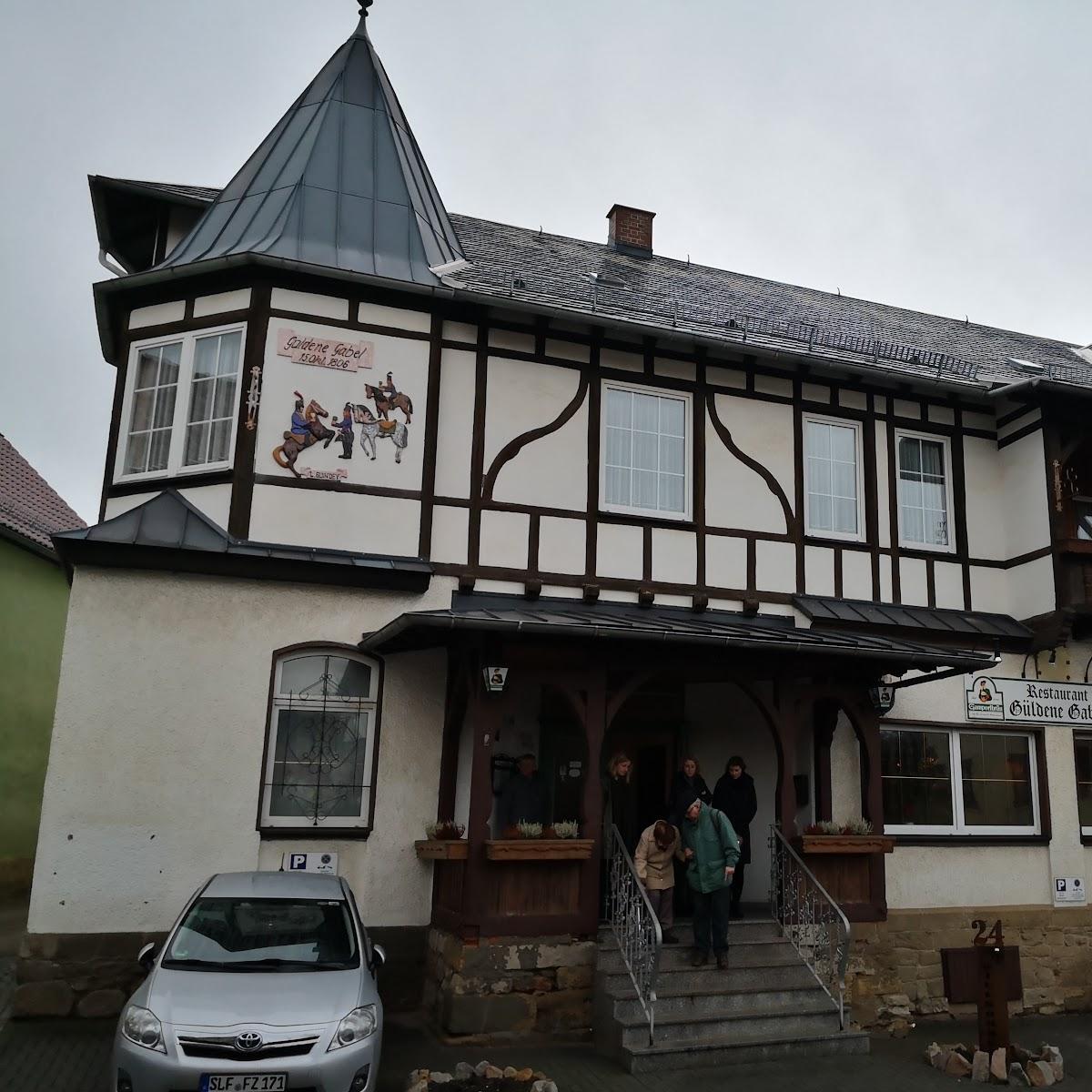 Restaurant "Güldene Gabel" in Unterwellenborn