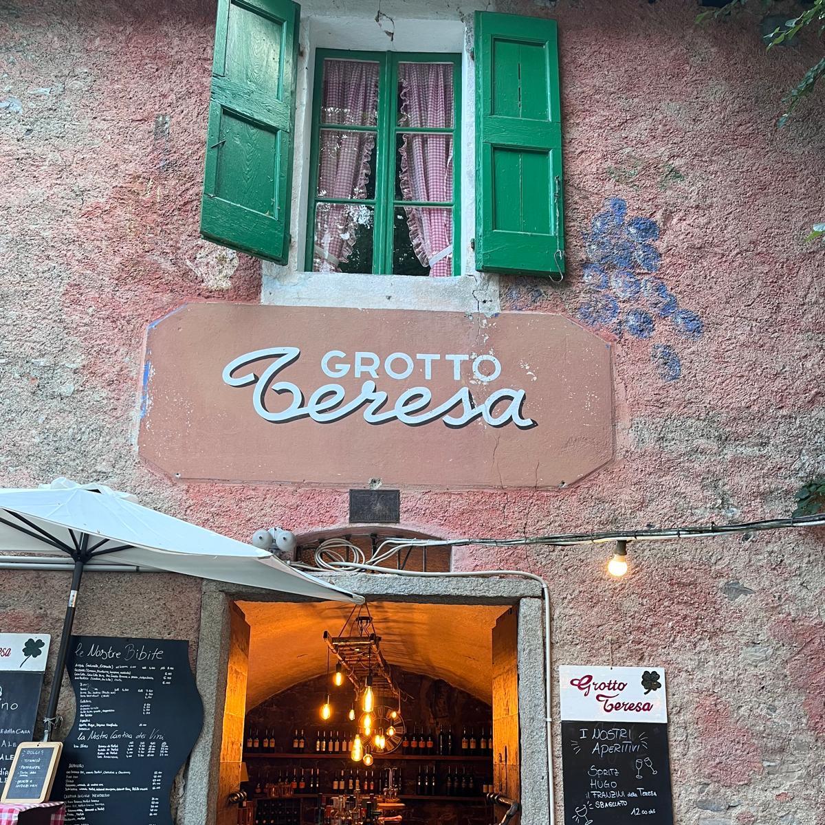 Restaurant "Grotto Teresa" in Lugano