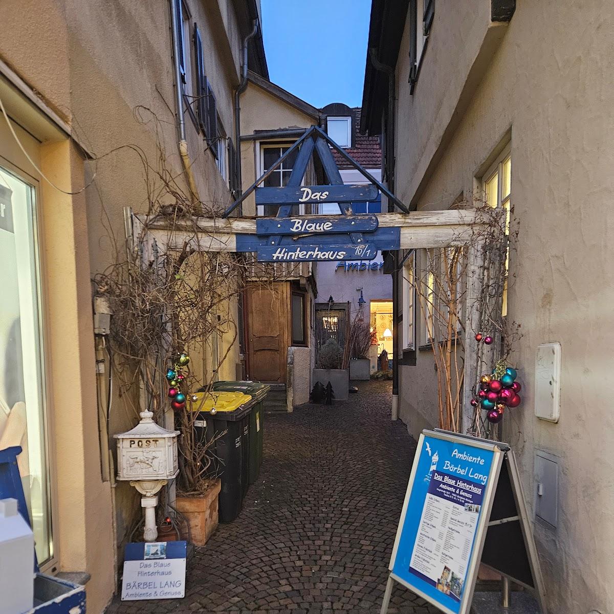 Restaurant "Das Blaue Hinterhaus" in Bietigheim-Bissingen