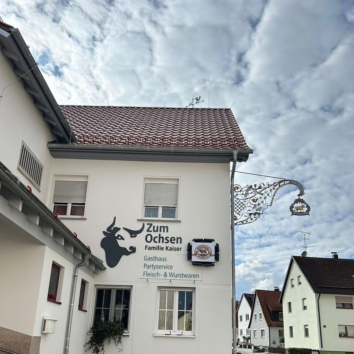 Restaurant "Gasthaus zum Ochsen" in Weidenstetten