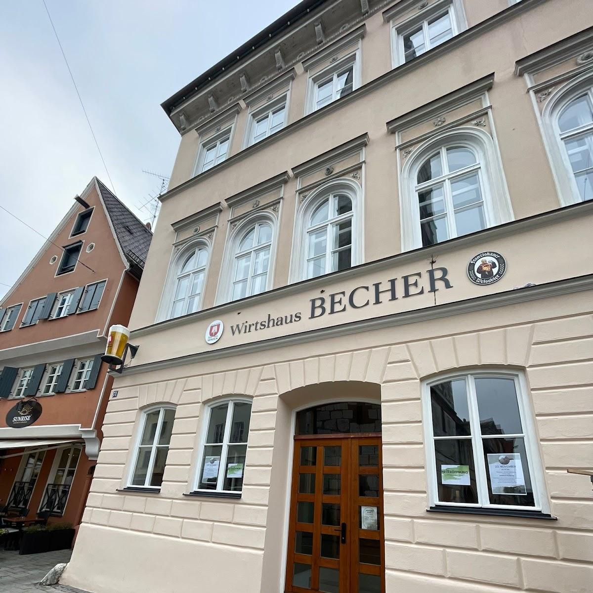 Restaurant "Wirtshaus Becher" in Lauingen