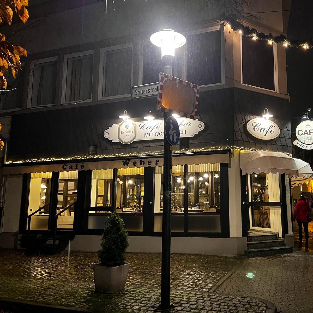 Restaurant "Cafe Weber" in Lemgo