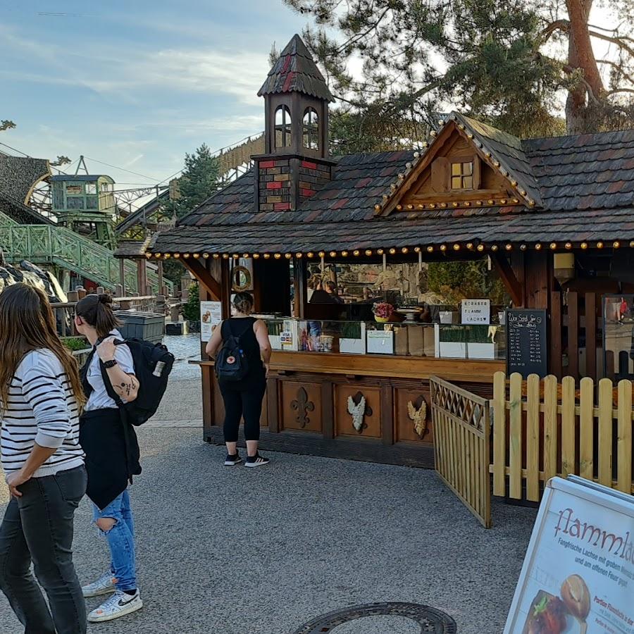 Restaurant "Flamed Salmon Stand" in Rust