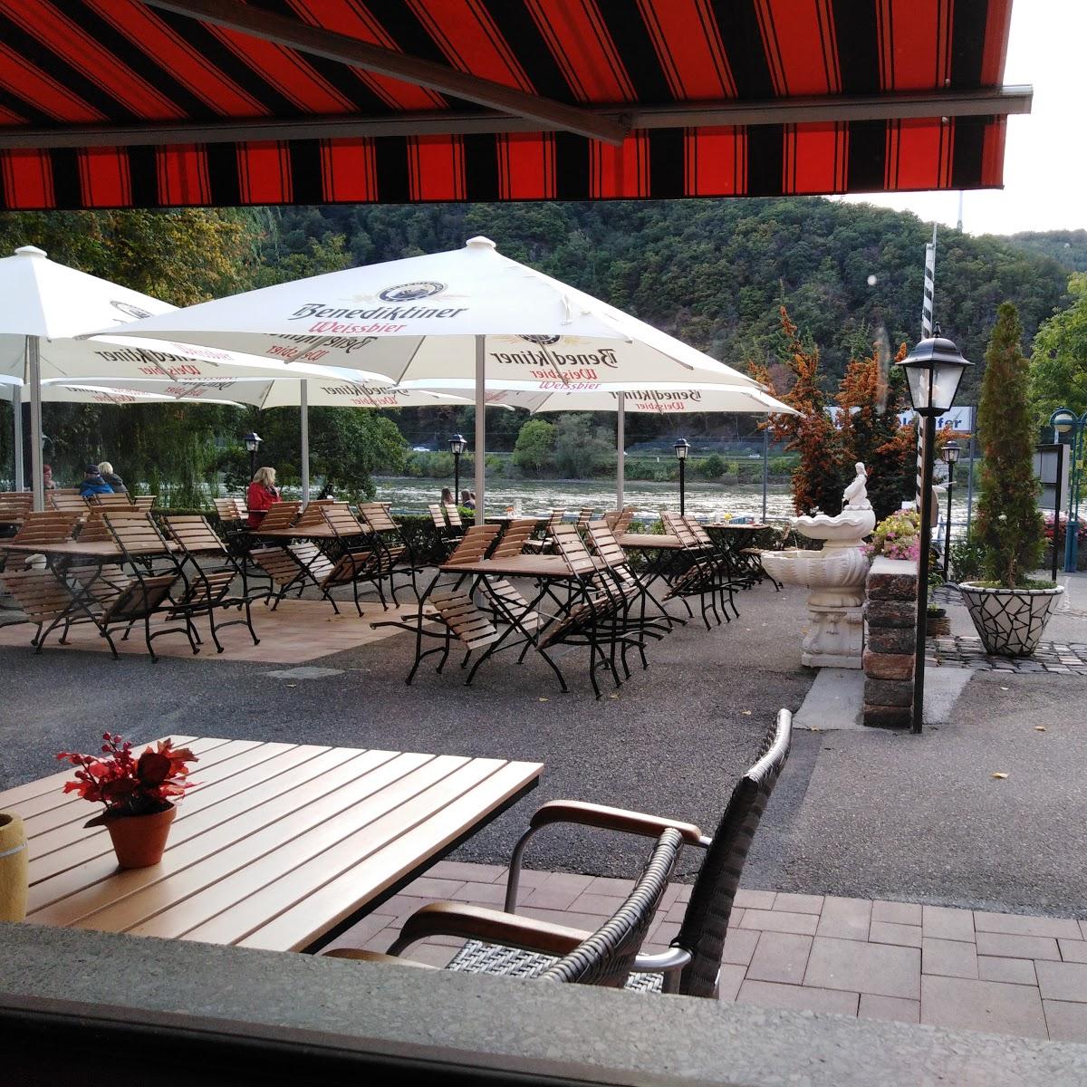 Restaurant "Rheinterrasse Restaurant -Biergarten-Ferienwohnung" in  Lahnstein