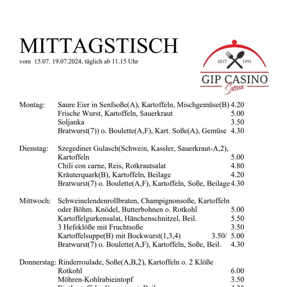 Restaurant "GIP Casino Fürstenwalde | Silvio Sossna" in Fürstenwalde-Spree