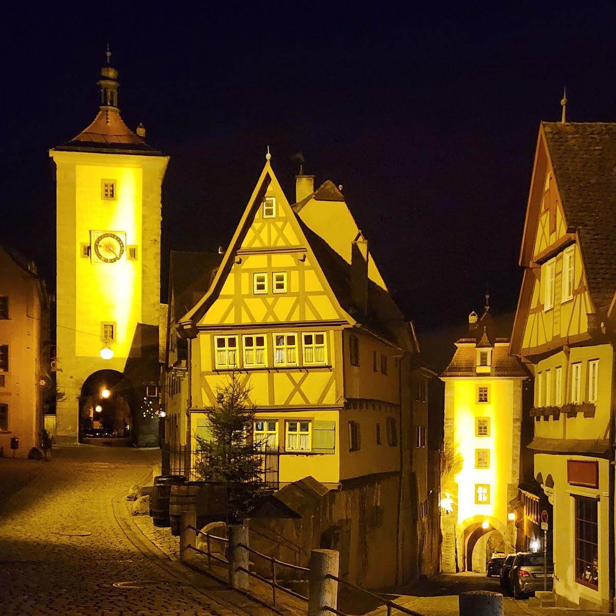 Restaurant "Taubertalblick Kaffee" in Rothenburg ob der Tauber