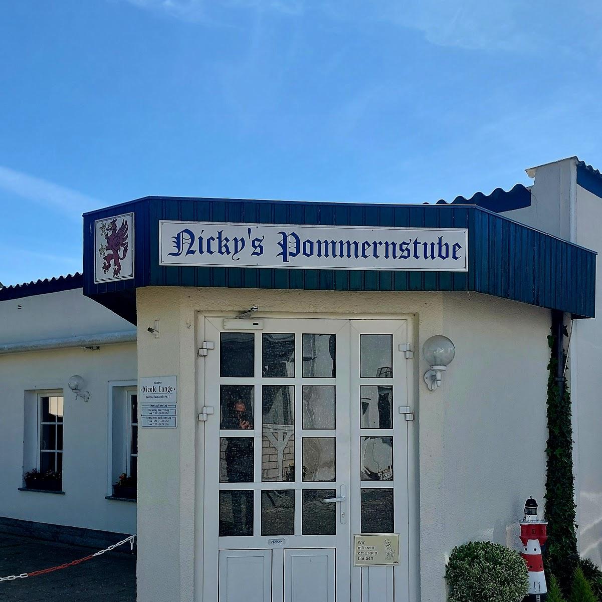 Restaurant "Nickys Pommernstube UG" in Zempin