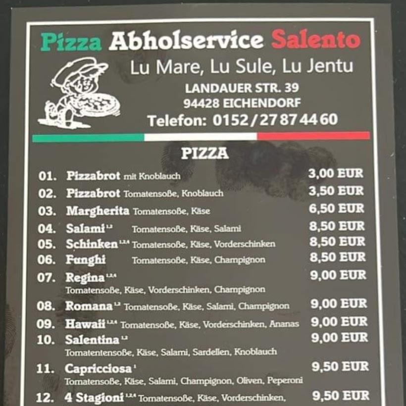 Restaurant "Pizza Abholservice Salento" in Eichendorf