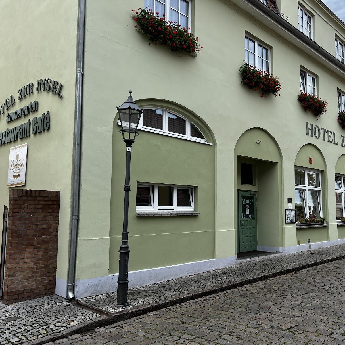 Restaurant "Hotel zur Insel" in Werder (Havel)