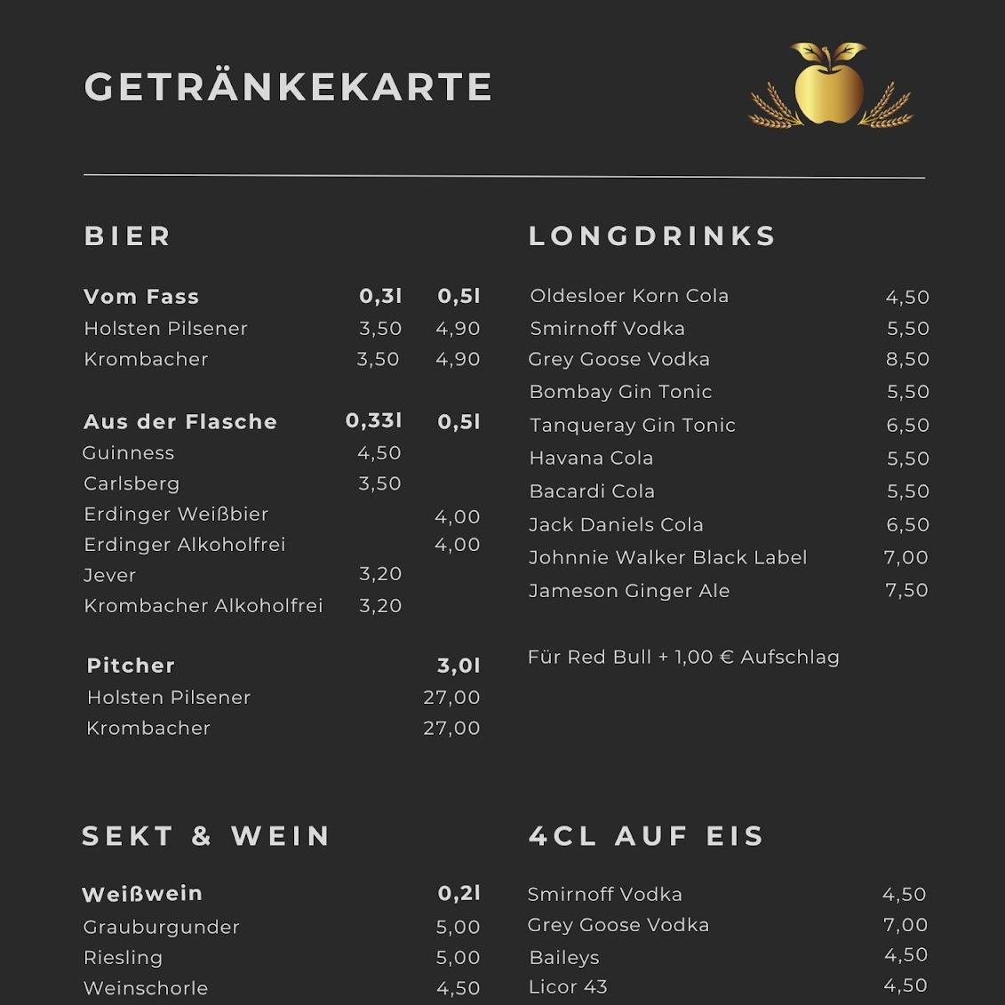 Restaurant "Goldener Apfel" in Großenaspe