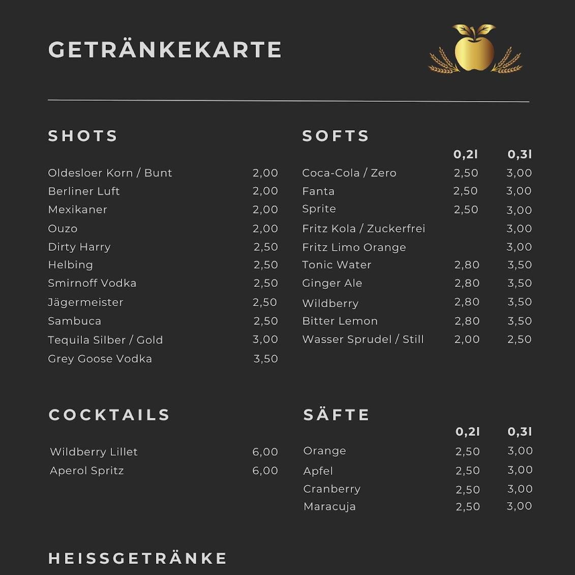 Restaurant "Goldener Apfel" in Großenaspe