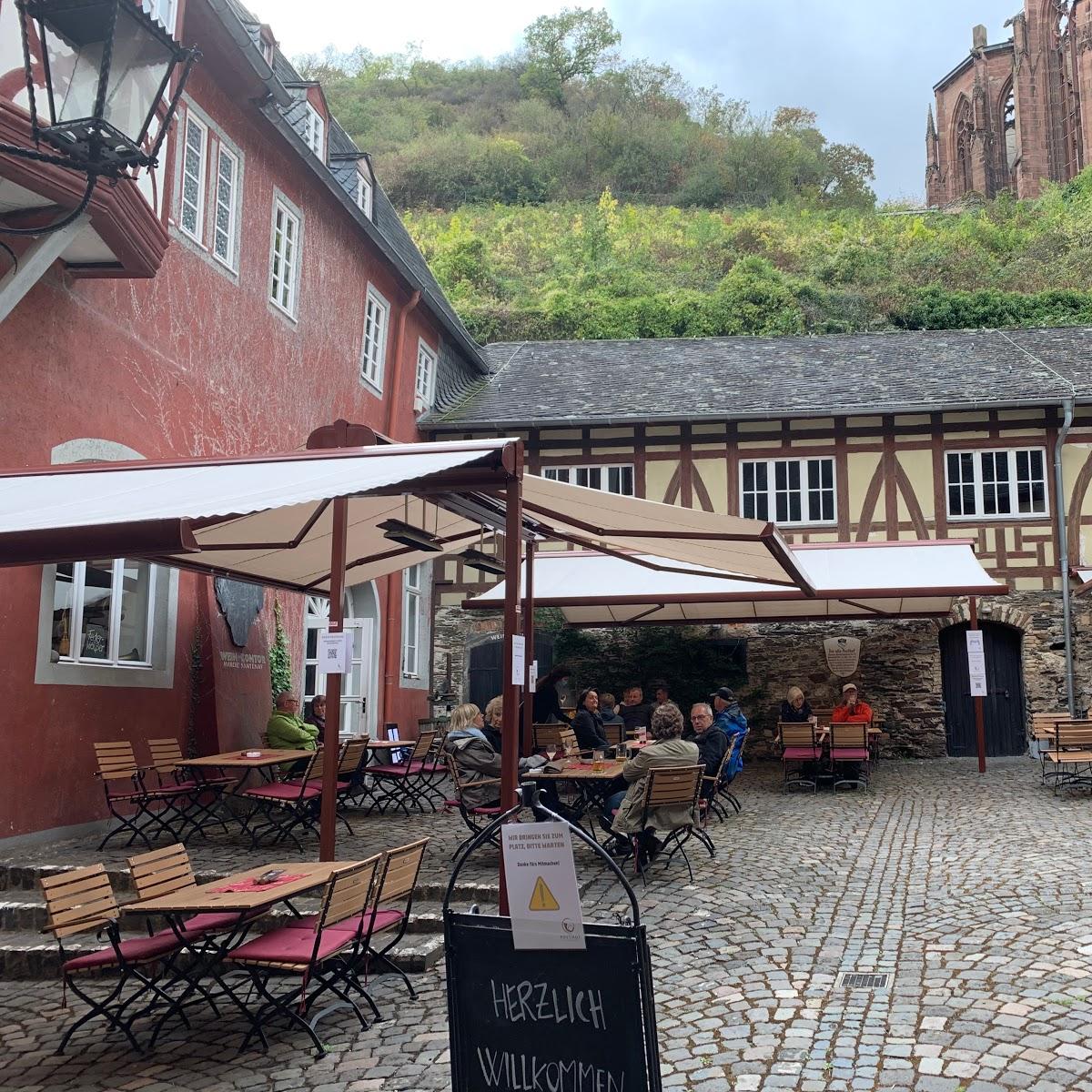 Restaurant "Posthof" in Bacharach