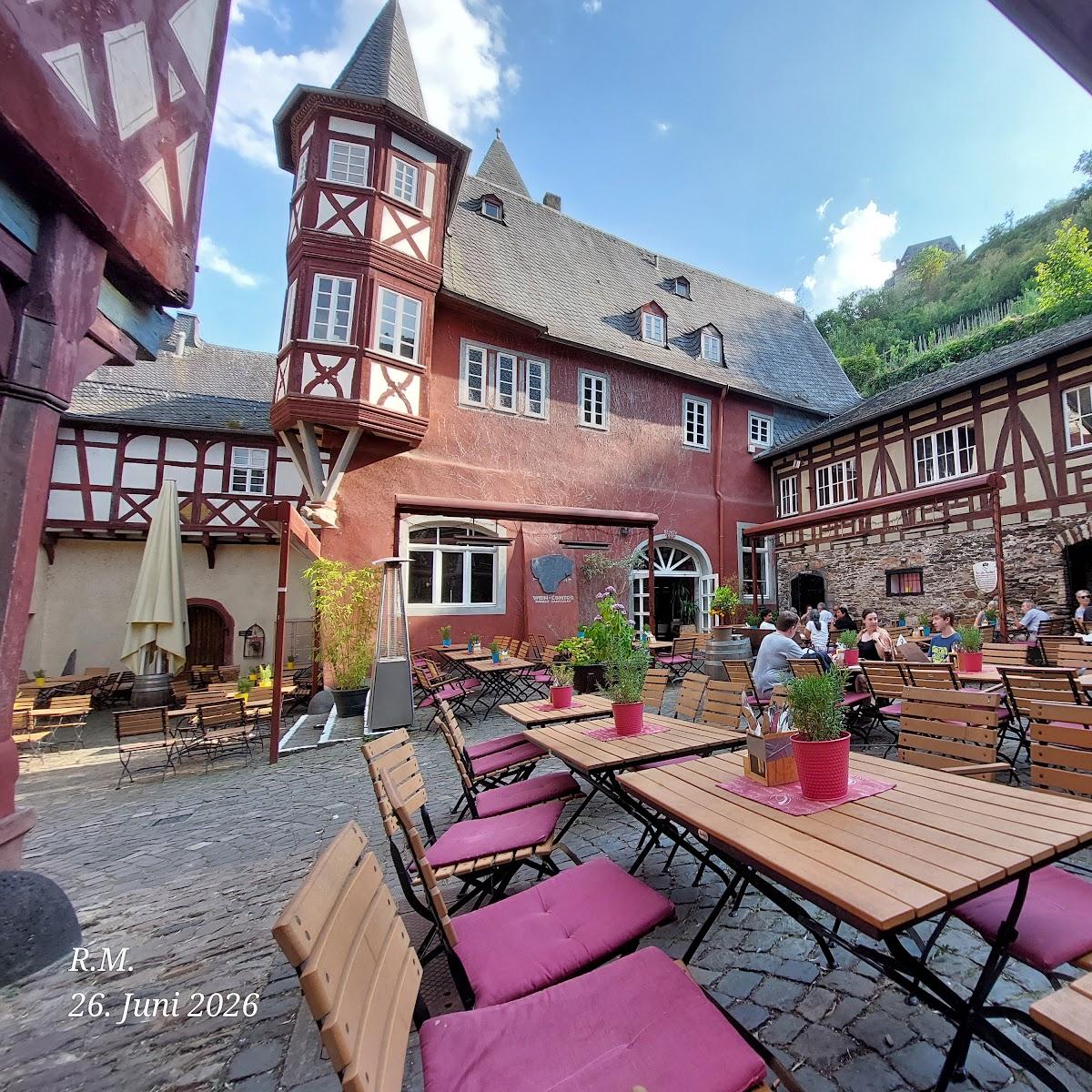 Restaurant "Posthof" in Bacharach