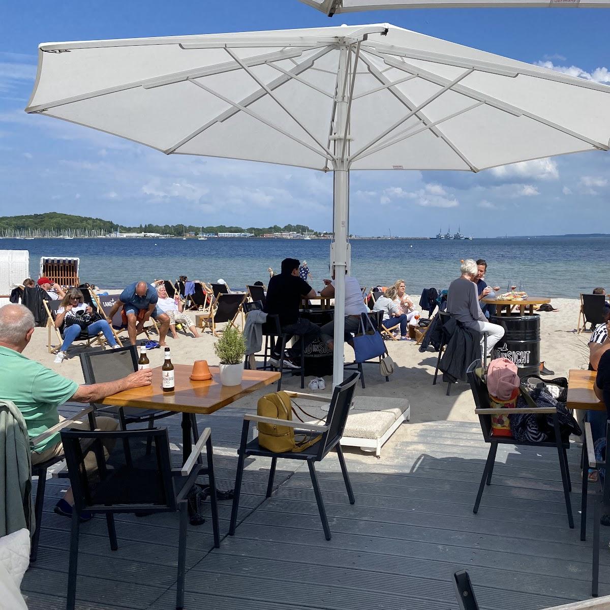 Restaurant "Land in Sicht - Strandbar" in Eckernförde