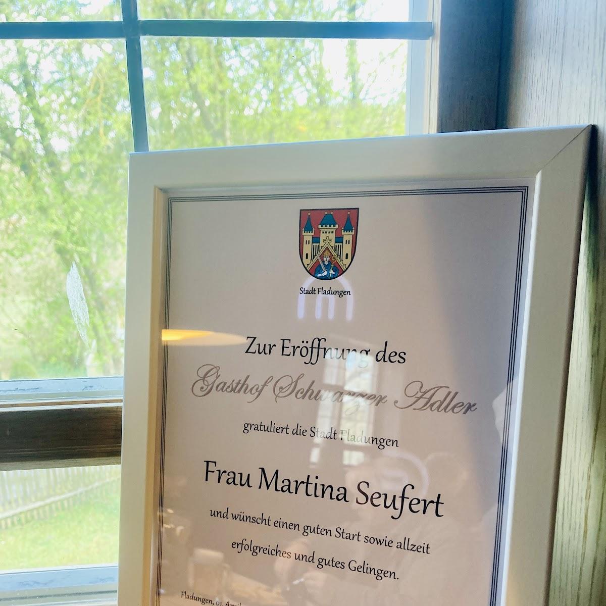 Restaurant "Gasthof Goldener Adler" in Fladungen