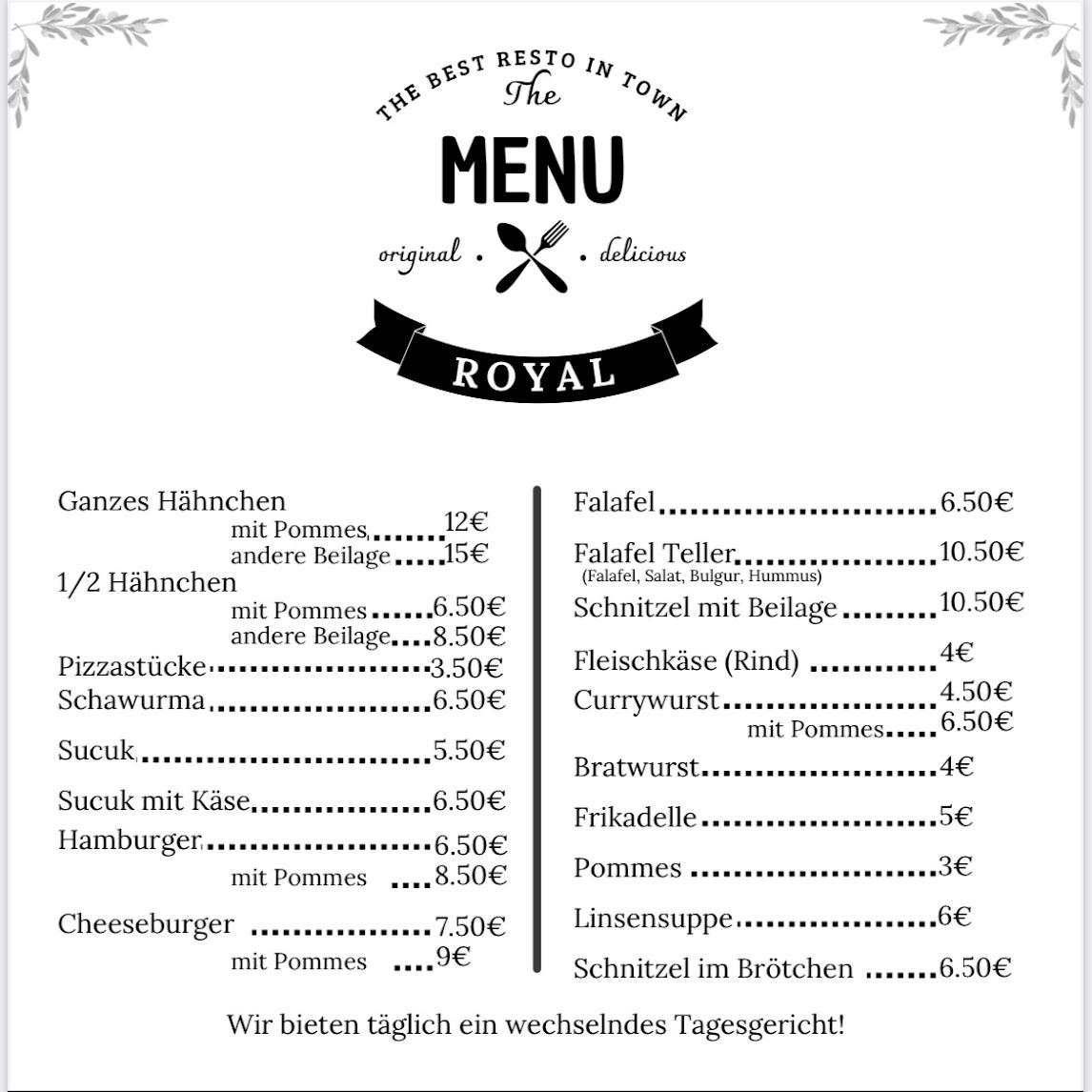 Restaurant "Royal Food&Feinkost" in Jettingen