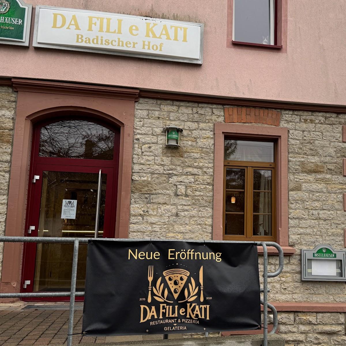 Restaurant "Ristorante DA FILI e KATI" in Buchen (Odenwald)