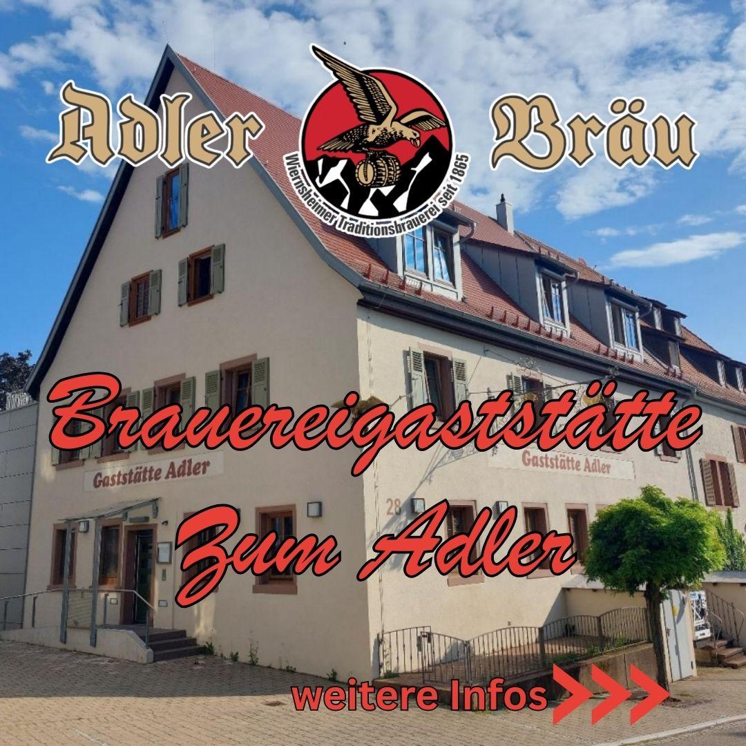 Restaurant "Brauereigaststätte Zum Adler" in Wiernsheim