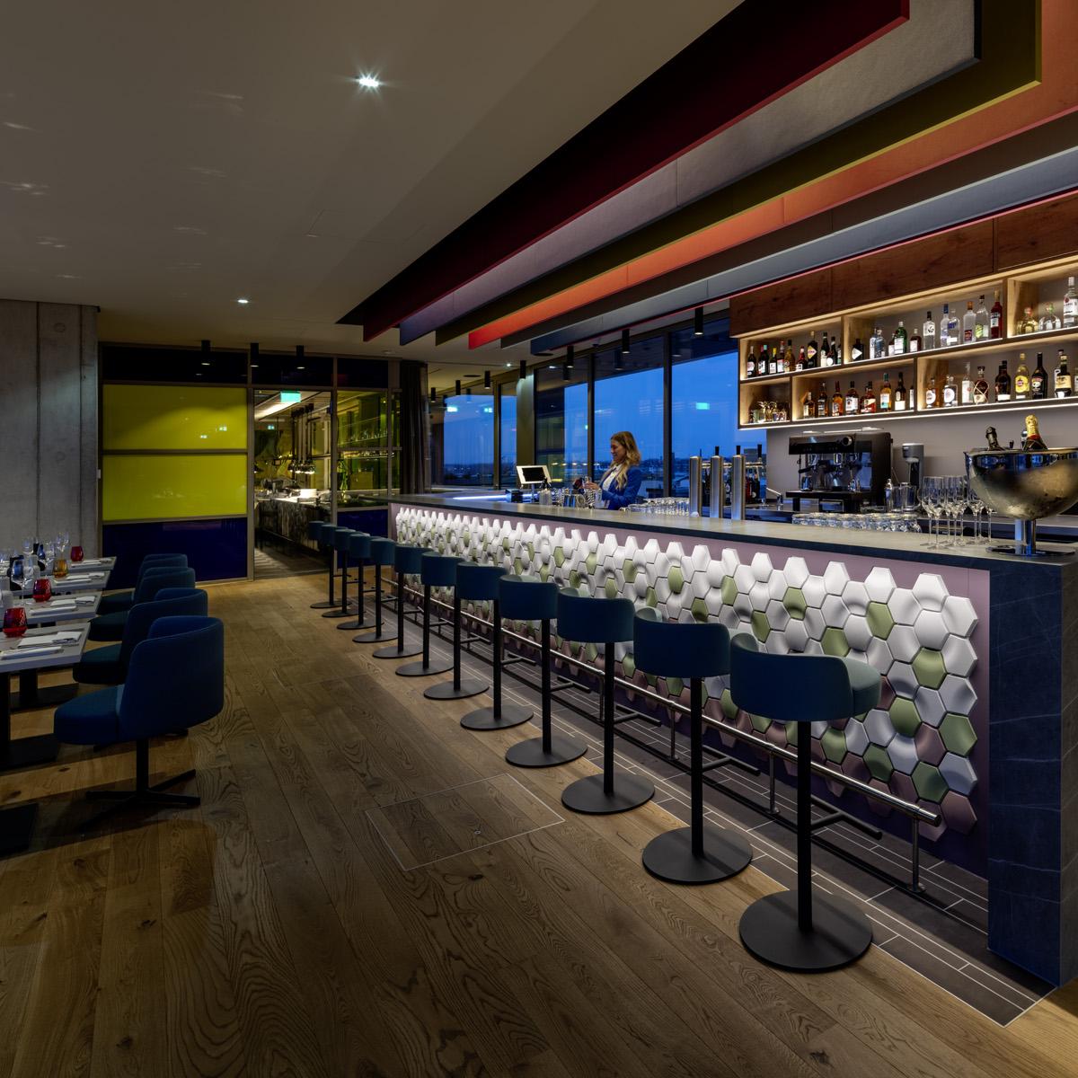 Restaurant "THE ROOF" in Düsseldorf