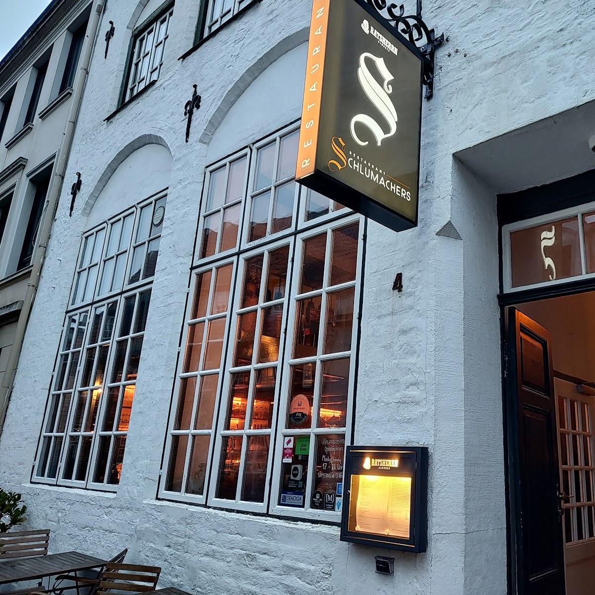 Restaurant "Restaurant Schlumachers" in Lübeck