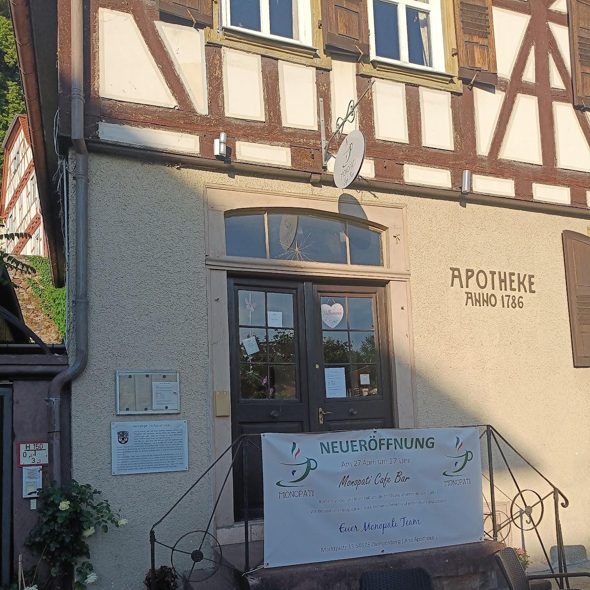 Restaurant "Monopati Cafe Bar" in Zwingenberg