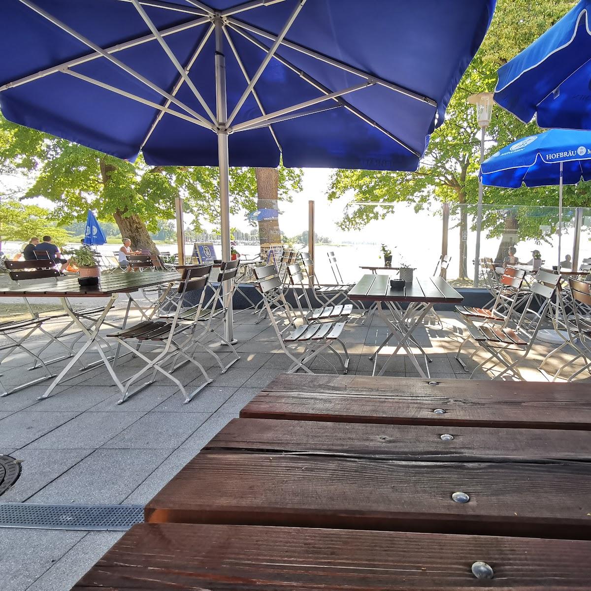 Restaurant "Strandkiosk , Hofbräu München" in Übersee