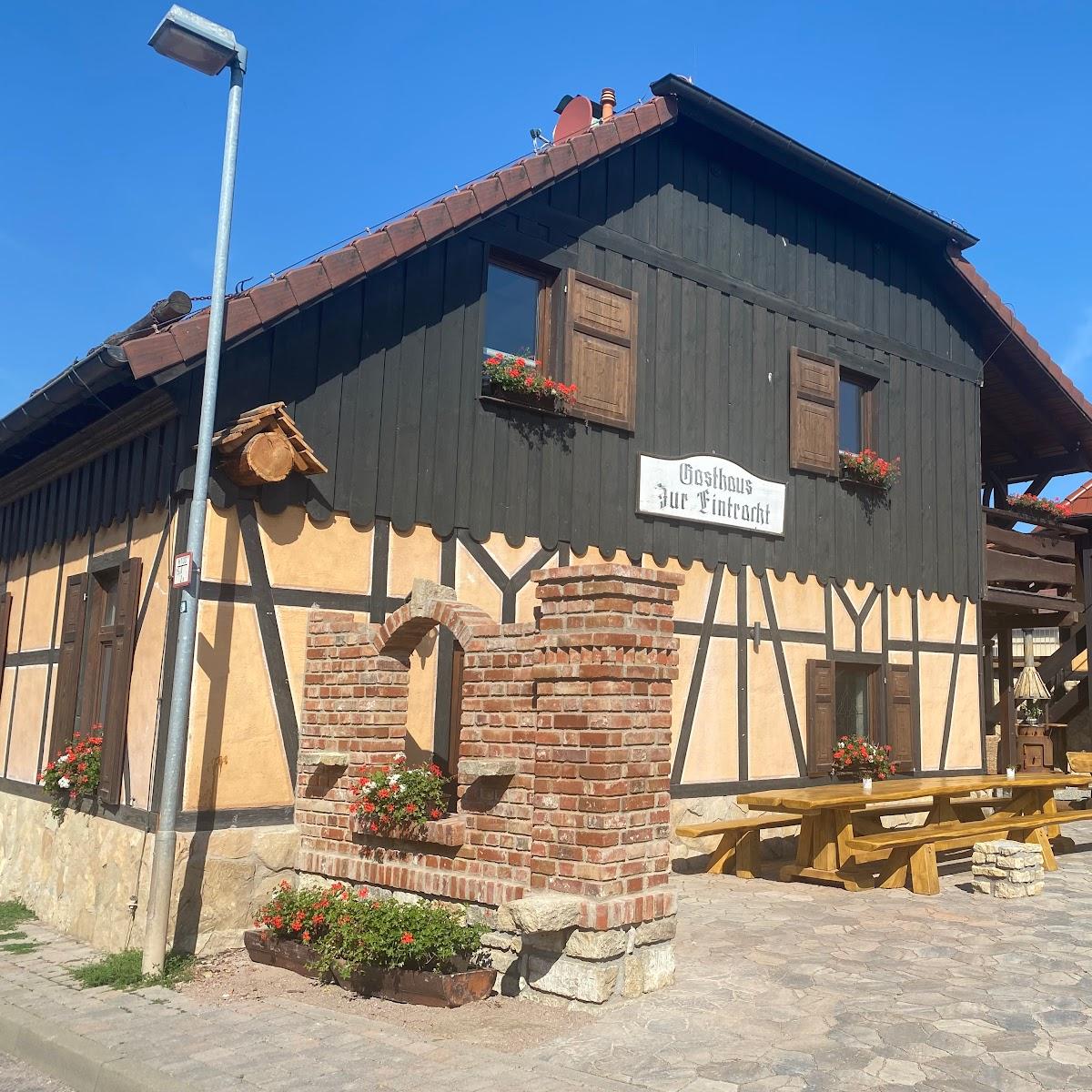 Restaurant " Zur Eintracht  Gasthaus Pension Festsaal in Grammetal OT Obernissa" in Mönchenholzhausen