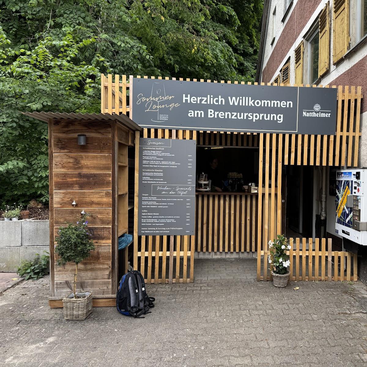 Restaurant "Sommer Lounge - Biergärtle am Brenzursprung" in Königsbronn