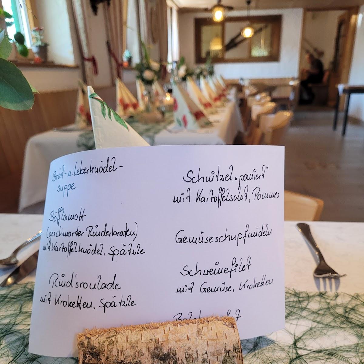 Restaurant "Martina Hof, Gasthof Hirsch" in Wiggensbach