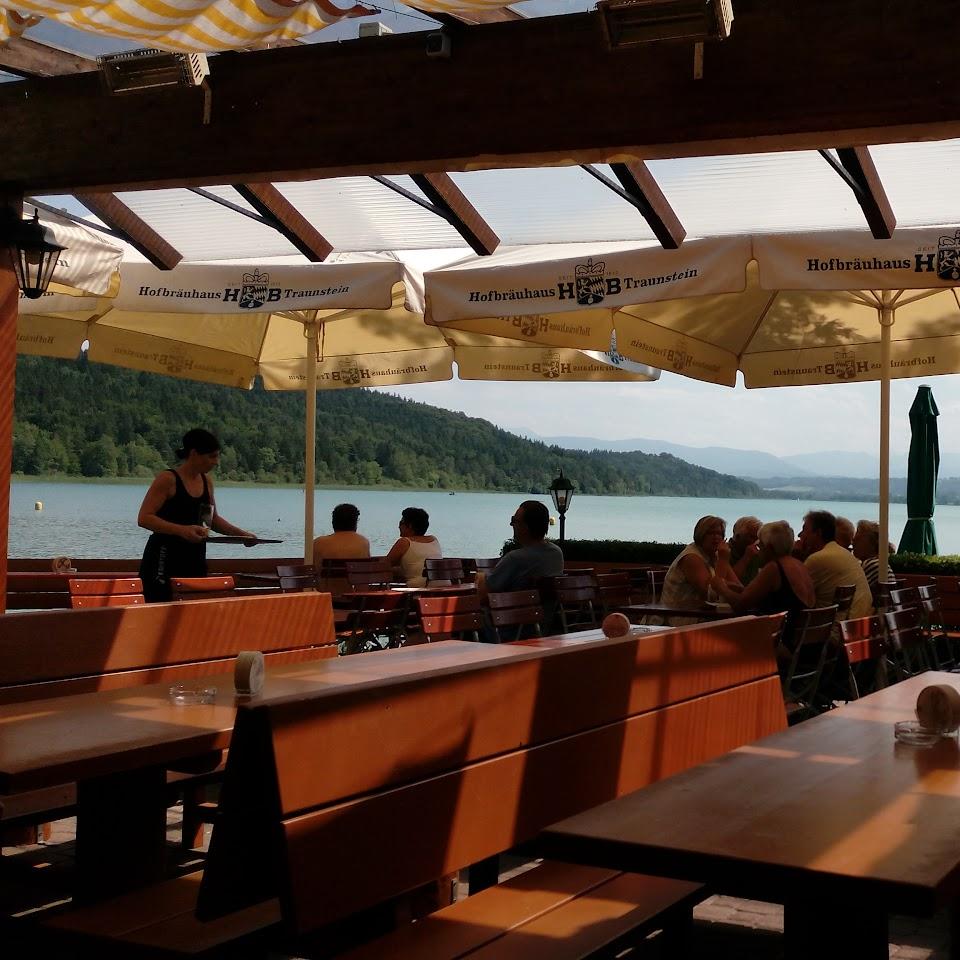 Restaurant "Strandbad Tengling" in Taching am See