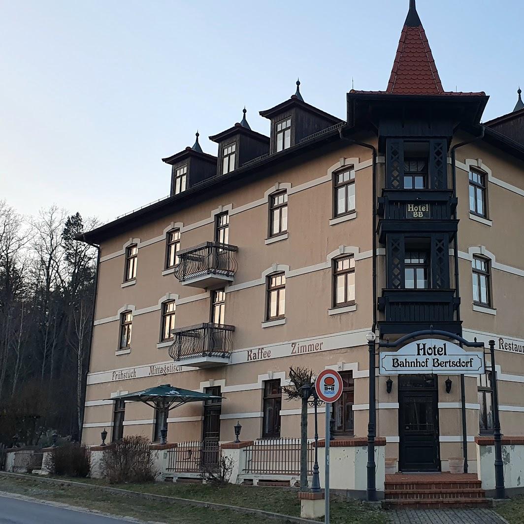 Restaurant "Hotel BB Bahnhof Bertsdorf" in Olbersdorf