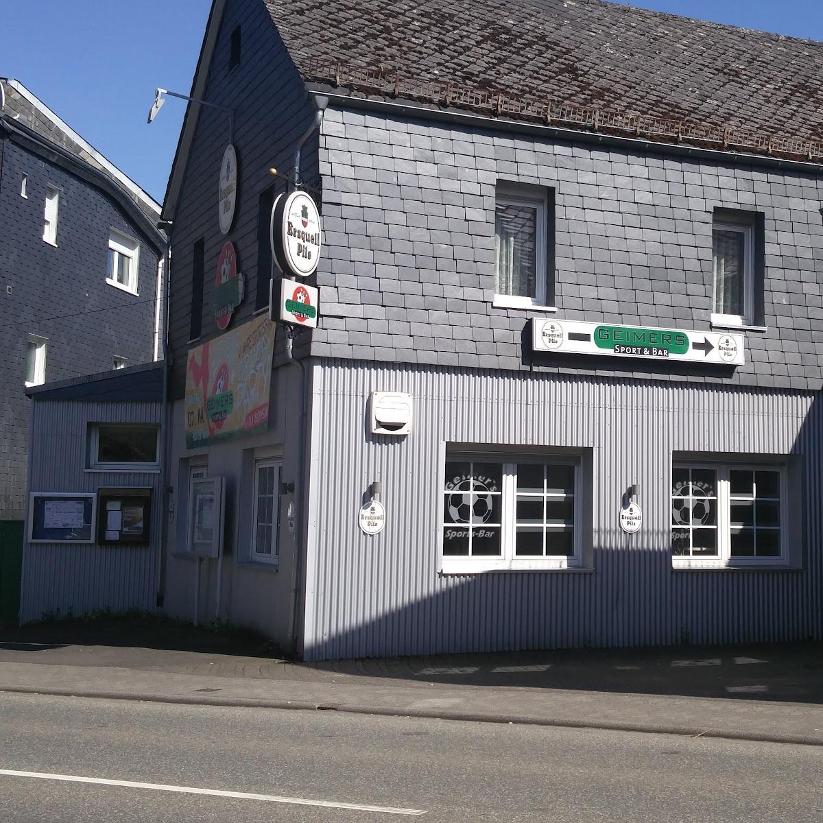 Restaurant "Geimers Musikcafé" in Herdorf