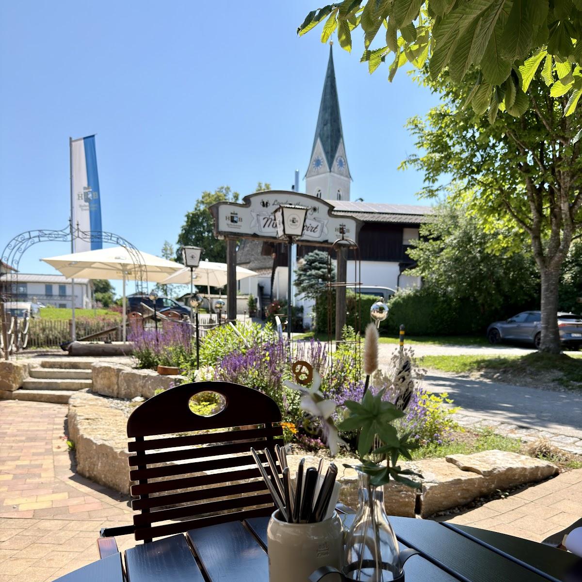 Restaurant "Landgasthaus Mesnerwirt" in Gstadt am Chiemsee