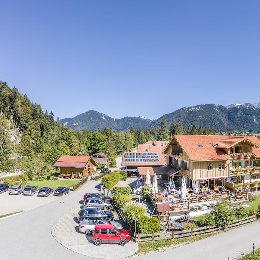 Restaurant "Cafe und Gästehaus Landerermuehle" in Lenggries